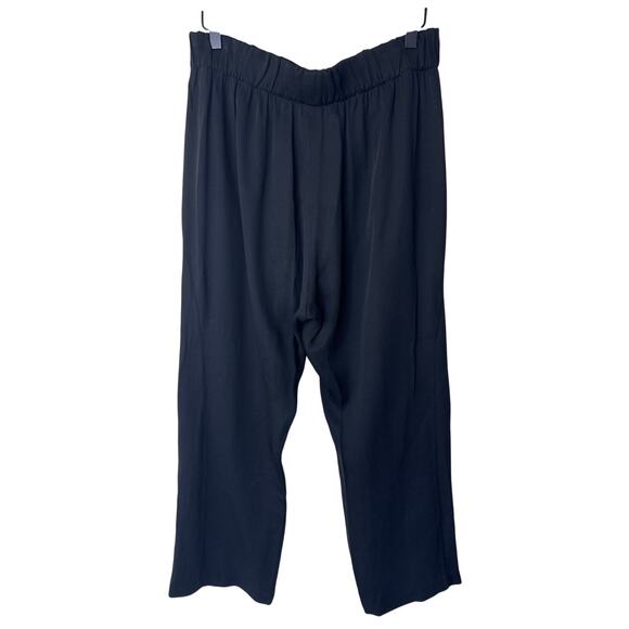 ZERO + MARIA CORNEJO Drapey Pull on Plants Black Size 6 - Picture 2 of 12